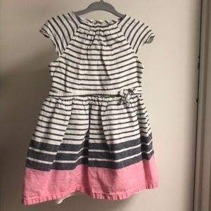 Carter’s Size 24M NWOT Sleeveless Striped Dress